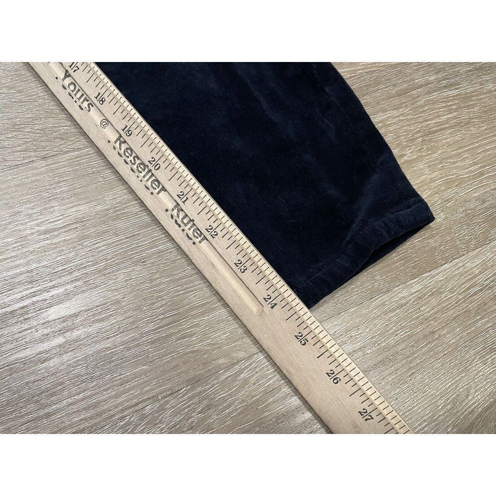 Anthropologie Pilcro Women's Size 27 Dark Navy Blue Corduroy High Rise Skinny - Picture 7 of 7